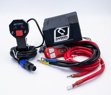 Carbon Winch 24 volt control box complete with wireless controller - Carbon Offroad USA